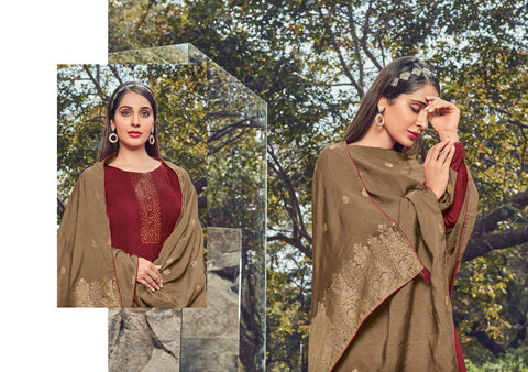 Kayce Trendz Rangeen Maisha Silk Fancy Designer Salwar Kameez