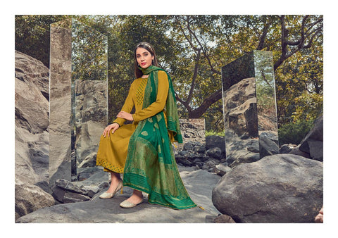Kayce Trendz Rangeen Maisha Silk Fancy Designer Salwar Kameez