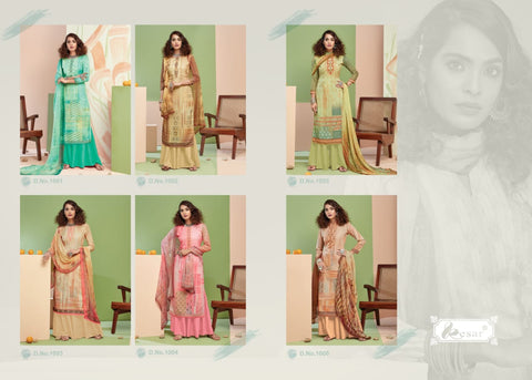 Keshar Kazri Cotton Fabric Digital Print Salwar Kameez