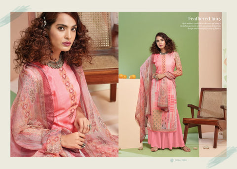 Keshar Kazri Cotton Fabric Digital Print Salwar Kameez