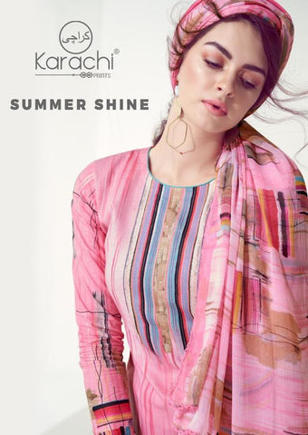 KESAR KARACHI SUMMER SHINE LAWN COTTON WITH DIGITAL PRINT SUIT