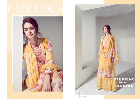 KESAR KARACHI SUMMER SHINE LAWN COTTON WITH DIGITAL PRINT SUIT