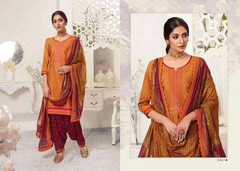 Kessi Fabrics Satrangi By Patiyala Jam Silk Embroiderey Work Suits