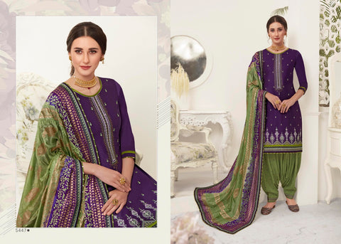 Kessi Fabrics Satrangi By Patiyala Jam Silk Embroiderey Work Suits