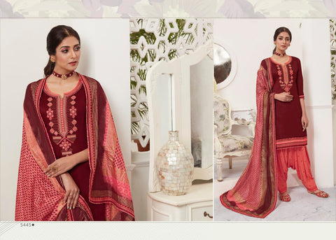 Kessi Fabric Launched Satrangi By Patiyala Jam Silk Embroidery Work Fancy Designer Salwar Suits