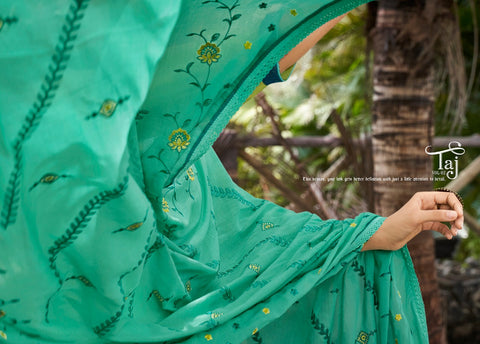 Kessi Fabric Launched Taj Vol 2 Jam Silk Embroidery Work Fancy Designer Salwar Suits