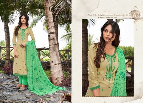 Kessi Fabric Launched Taj Vol 2 Jam Silk Embroidery Work Fancy Designer Salwar Suits