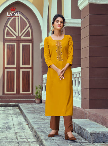 Kessi Fabrics Lymi Presents Runway Pure Rayon Designer Kurtis Collection