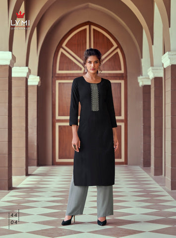 Kessi Fabrics Lymi Presents Runway Pure Rayon Designer Kurtis Collection
