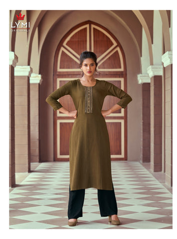 Kessi Fabrics Lymi Presents Runway Pure Rayon Designer Kurtis Collection