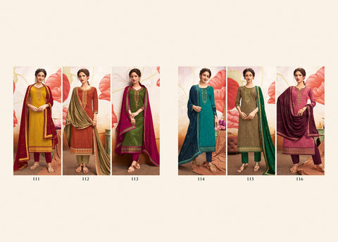 Triple A Presents Khanak Jam Silk Fancy Designer Salwar Suits