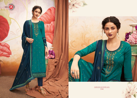 Triple A Presents Khanak Jam Silk Fancy Designer Salwar Suits