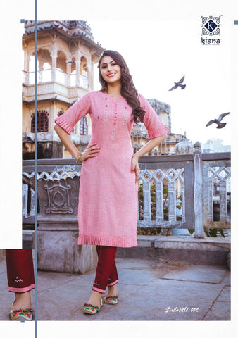KIANA HOUSE OF FASHION SOULMATE RAYON KURTI WITH PANT COLLECTION
