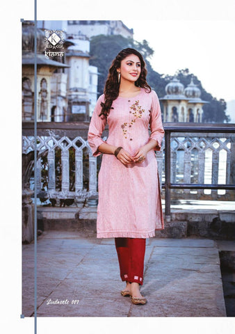 KIANA HOUSE OF FASHION SOULMATE RAYON KURTI WITH PANT COLLECTION