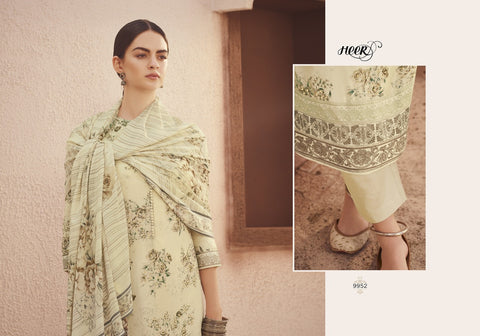 KIMORA HEER VOL 66 GARDEN DOLA SILK SUIT WITH CHICKEN KARI WORK