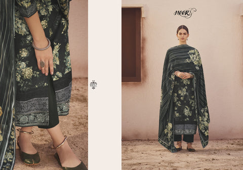 KIMORA HEER VOL 66 GARDEN DOLA SILK SUIT WITH CHICKEN KARI WORK