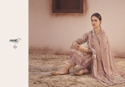 KIMORA HEER VOL 66 GARDEN DOLA SILK SUIT WITH CHICKEN KARI WORK