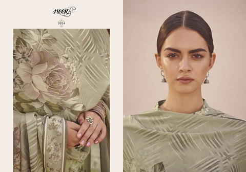 KIMORA HEER VOL 66 GARDEN DOLA SILK SUIT WITH CHICKEN KARI WORK
