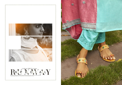 Kivi Presents Kadiaq Flex Rayon Embroidery Work Fancy Designer Kurtis Collection
