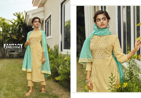 Kivi Presents Kadiaq Flex Rayon Embroidery Work Fancy Designer Kurtis Collection