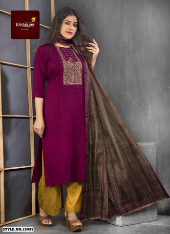 Krishriyaa Presents Starlyn Pure Viscose Stylish Designer Kurtis Collection