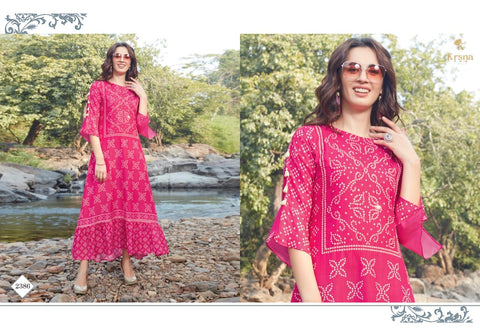 Krsna Launched k Fancy Designer Kurtis Collection