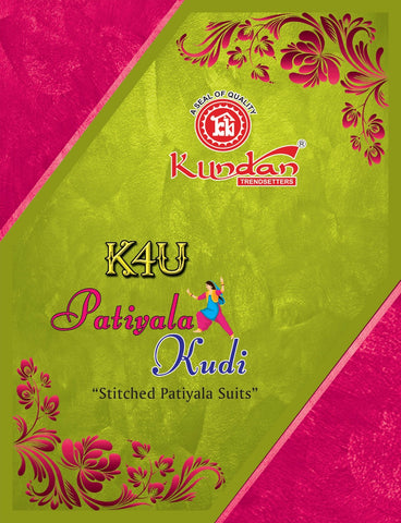 Kundan Presents Patiyala  Kudi Cotton Casual Collection Suits