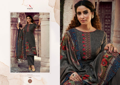 Kaara Suit Presents Rangrez Pashmina Printed Embroidery Work Fancy Designer Salwar Kameez