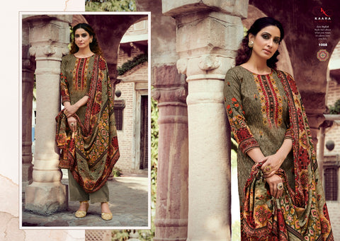 Kaara Suit Presents Rangrez Pashmina Printed Embroidery Work Fancy Designer Salwar Kameez