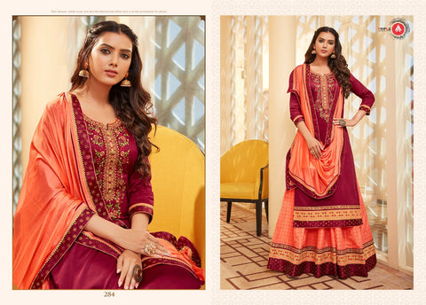 Triple Aaa Launched Kadambari Vol 2 Jam Silk Lehenga Type Fancy Designer Salwar Kameez
