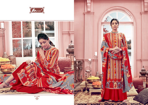 Kesar Presents Emli Pure Pashmina Printed Fancy Designer Salwar Kameez