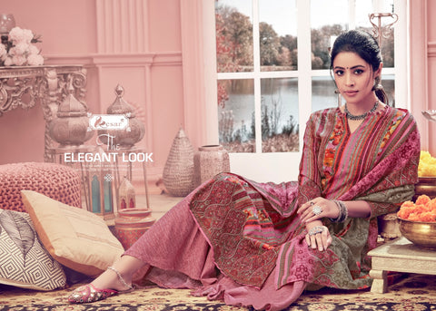 Kesar Presents Emli Pure Pashmina Printed Fancy Designer Salwar Kameez