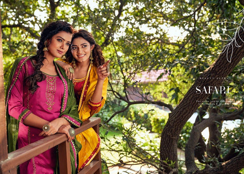 Kessi Launched Safari Jam Silk Embroidery Work Fancy Designer Salwar Kameez