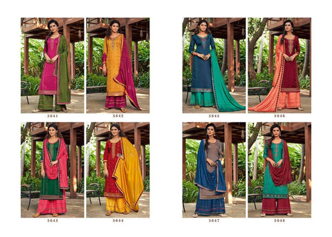 Kessi Launched Safari Jam Silk Embroidery Work Fancy Designer Salwar Kameez