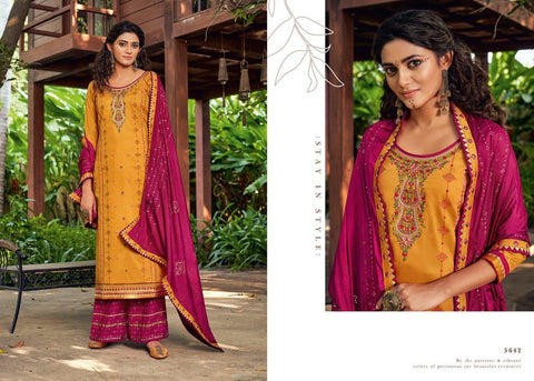 Kessi Launched Safari Jam Silk Embroidery Work Fancy Designer Salwar Kameez