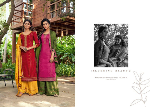 Kessi Launched Safari Jam Silk Embroidery Work Fancy Designer Salwar Kameez