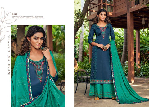 Kessi Launched Safari Jam Silk Embroidery Work Fancy Designer Salwar Kameez