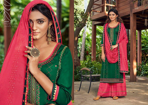 Kessi Launched Safari Jam Silk Embroidery Work Fancy Designer Salwar Kameez