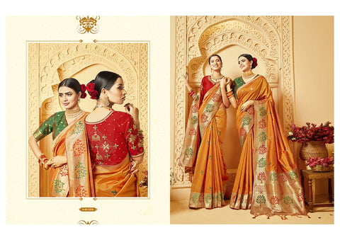 Kessi Fab Presents Shubh Mangalam Heavy Banarasi Silk Fancy Designer Sarees