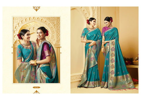 Kessi Fab Presents Shubh Mangalam Heavy Banarasi Silk Fancy Designer Sarees