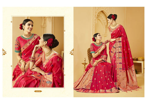 Kessi Fab Presents Shubh Mangalam Heavy Banarasi Silk Fancy Designer Sarees