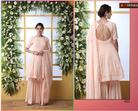 Khushboo Presents Flory Vol 5 Georgette Silk Fancy Designer Salwar Suits