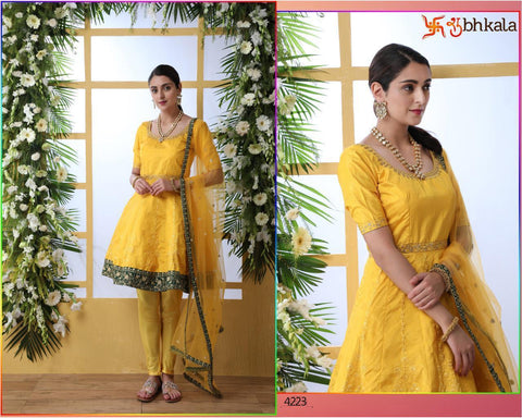 Khushboo Presents Flory Vol 5 Georgette Silk Fancy Designer Salwar Suits