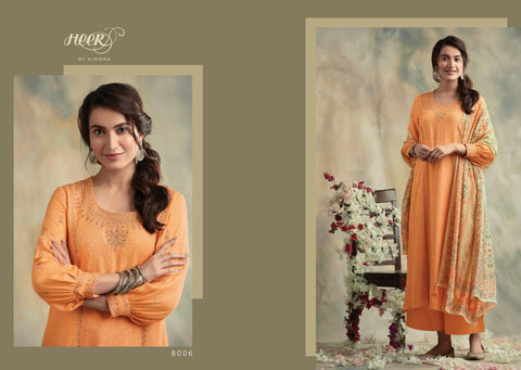 Kimora Heer Presents Bahaar Daimond Spun Embroidery Work Fancy Designer Salwar Kameez