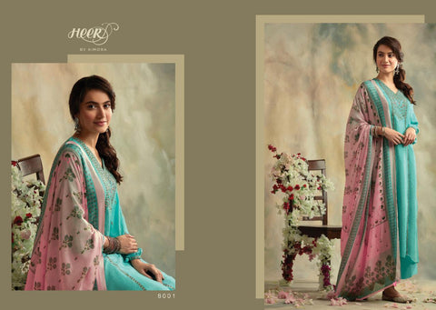 Kimora Heer Presents Bahaar Daimond Spun Embroidery Work Fancy Designer Salwar Kameez