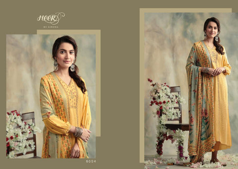 Kimora Heer Presents Bahaar Daimond Spun Embroidery Work Fancy Designer Salwar Kameez
