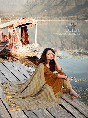 Ladies Flavour Presents Gulmurg Rayon Embroidery Work Fancy Designer Kurtis