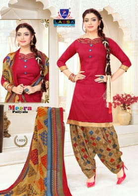LASSA MEERA PATIYALA VOL 14 COTTON DESGINER PATIYALA SUITS