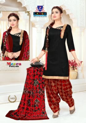LASSA MEERA PATIYALA VOL 14 COTTON DESGINER PATIYALA SUITS