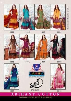 Lassa Selfie Plazo Cotton Designer Casual Collection Salwar Suits